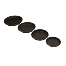 Black Plastic Plant Saucers - 5 Pack - Future Harvest